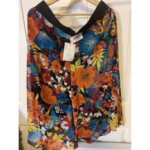 LulaRoe Woman’s Sz 2xL Skirt Lola Skirt Floral NWT‎ lularoe